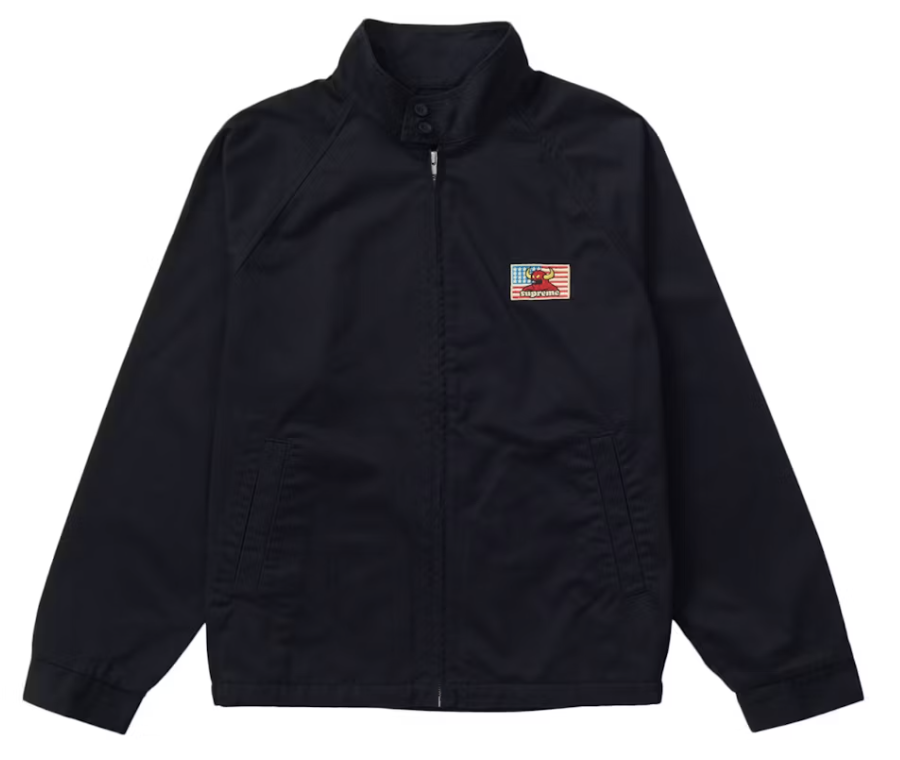 Supreme Toy Machine Harrington Jacket Black Pre-Owned