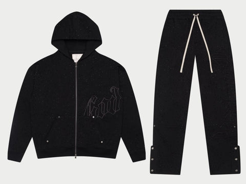 Godspeed OG Logo VVS Sweatsuit V2 (Black/Black)