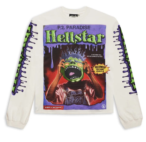 Hellstar Horror Book Long Sleeve Tee