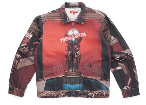 Supreme Scarface the World Is Yours Denim Jacket Multi Pre-Owned