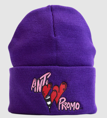 Anti Promo Matty Boy Purple Beanie
