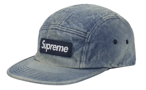 Supreme Washed Chino Twill Camp Cap Denim (FW25)