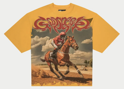 Godspeed Thoroughbred Yellow Tee