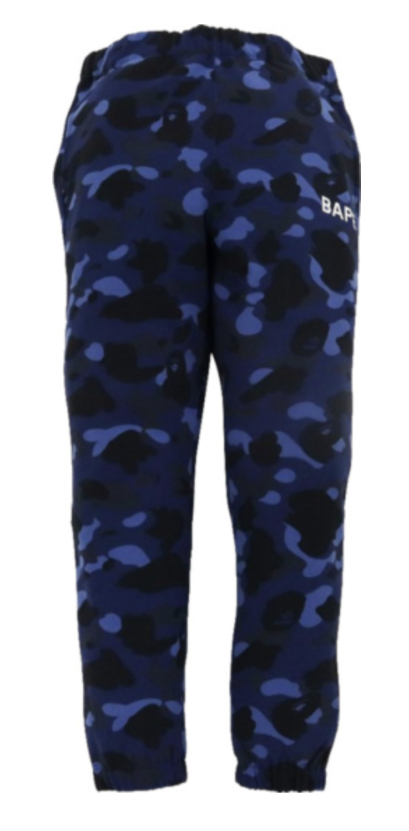 BAPE Navy Camo Sweatpants