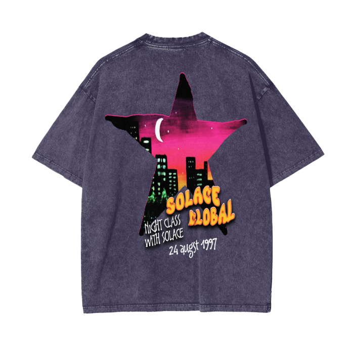 Solace Global Car Purple Tee