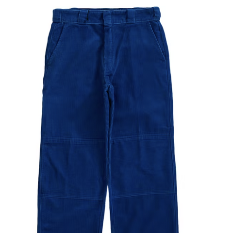 Supreme Dickies Double Knee Corduroy Work Pant Royal Cut-Off's