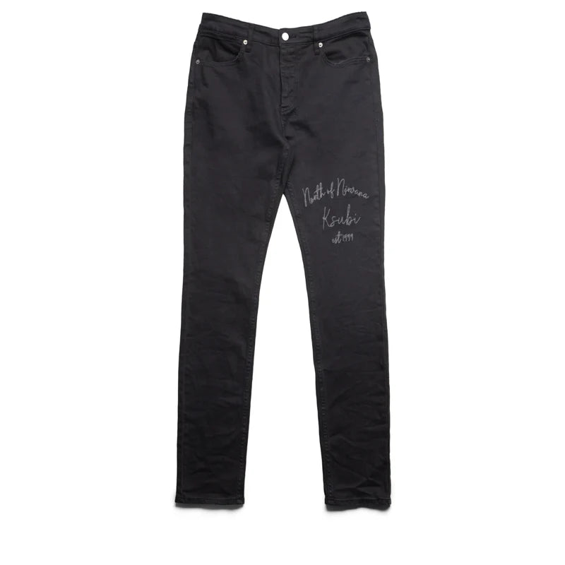 Ksubi Van Winkle Arch Denim Pants Jasper Black