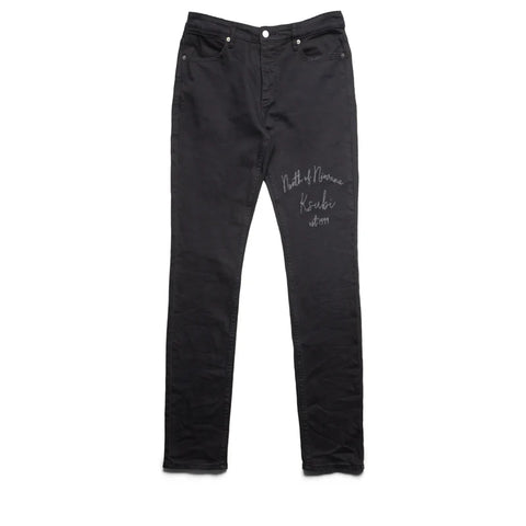 Ksubi Van Winkle Arch Denim Pants Jasper Black