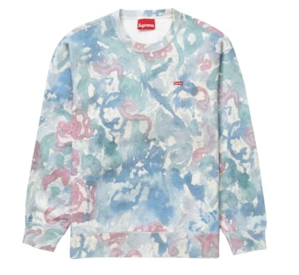 Supreme Small Box Crewneck Watercolor Floral Pre-Owned