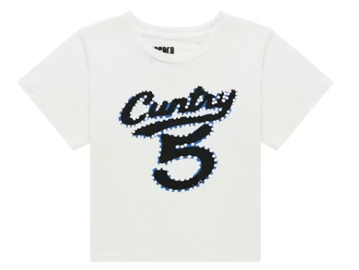 Sp5der Cuntry 5 Baby Tee White