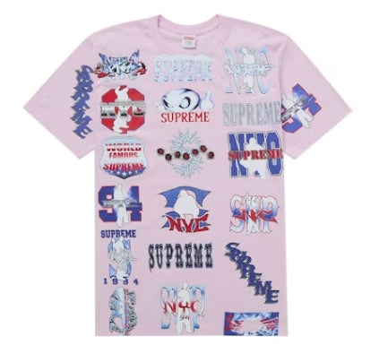 Supreme Flash Tee Light Pink