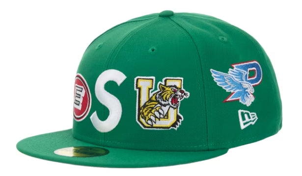 Supreme Mascots S Logo New Era 59Fifty Fitted Cap Kelly Green