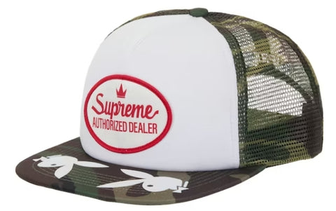 Supreme Playboy Mesh Back 5-Panel Woodland Camo