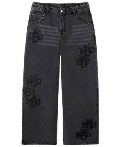 HMDD Double Patch Black Pants