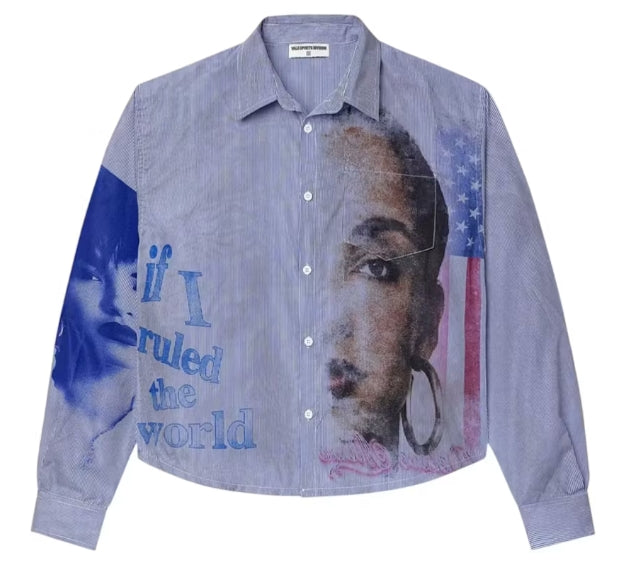 VALE FOREVER FREEDOM BUTTON UP L/S SHIRT