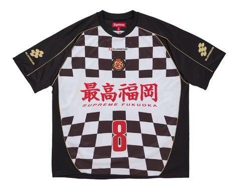 Supreme Checkerboard Soccer Jersey Black