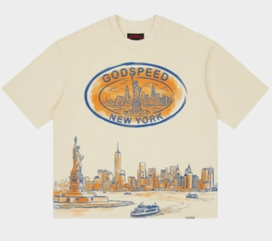 Godspeed New York Skyline T-Shirt