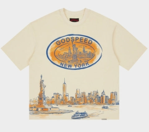 Godspeed New York Skyline T-Shirt