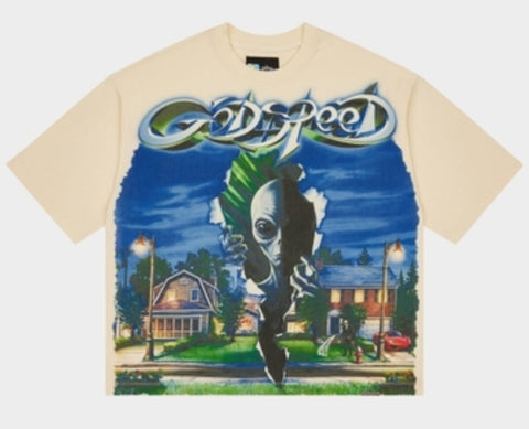 Godspeed Neighborhood Watch T-Shirt Bone