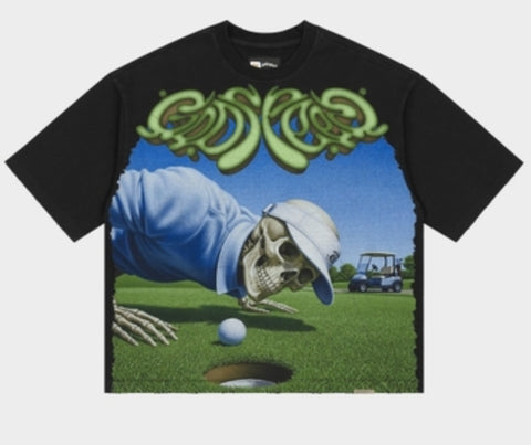 Godspeed Green Reaper T-Shirt Black Wash