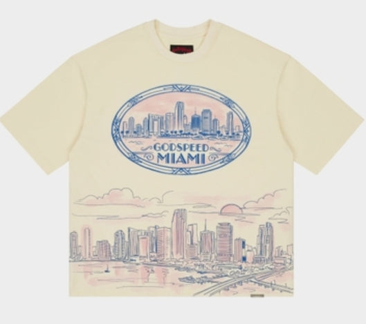Godspeed Miami Skyline T-Shirt