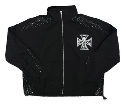 Mixed Emotion Black Classic Nylon Jacket