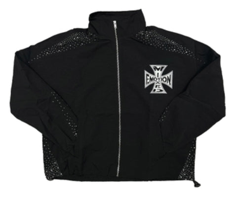 Mixed Emotion Black Classic Nylon Jacket