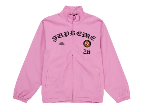Supreme Umbro Cotton Ripstop Track Jacket FW26 Pink