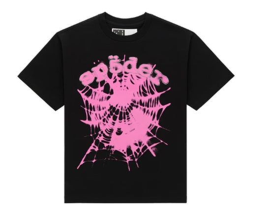 Sp5der Scattered OG Web V2 Tee Black