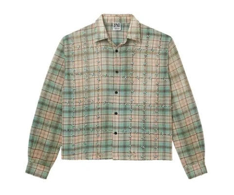 VALE FOREVER LITTLE GEMS FLANNEL GREEN