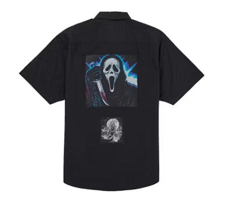 Supreme Ghostface S/S Work Shirt Black