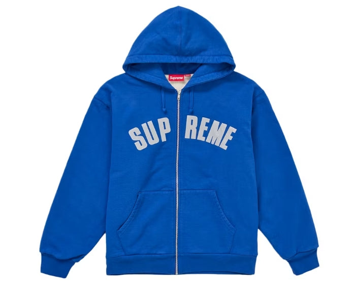 Supreme Arc Thermal Lined Zip Up Hooded Sweatshirt FW26 Royal