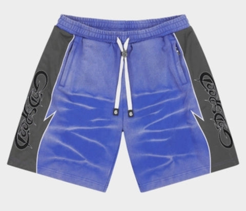 Godspeed Halftime Shorts V2 Blue Acid Wash