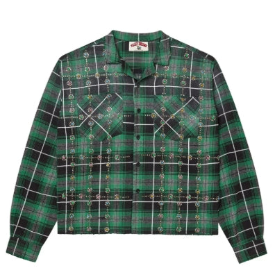 VALE FOREVER GRINCH GEMS FLANNEL