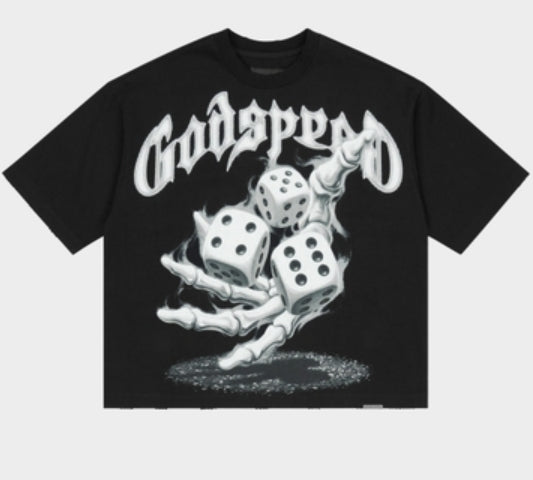 Godspeed No Risk No Reward T-Shirt Black Wash