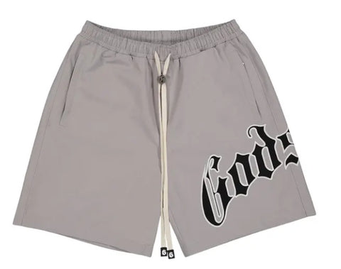 Godspeed OG Logo Nylon Shorts Grey