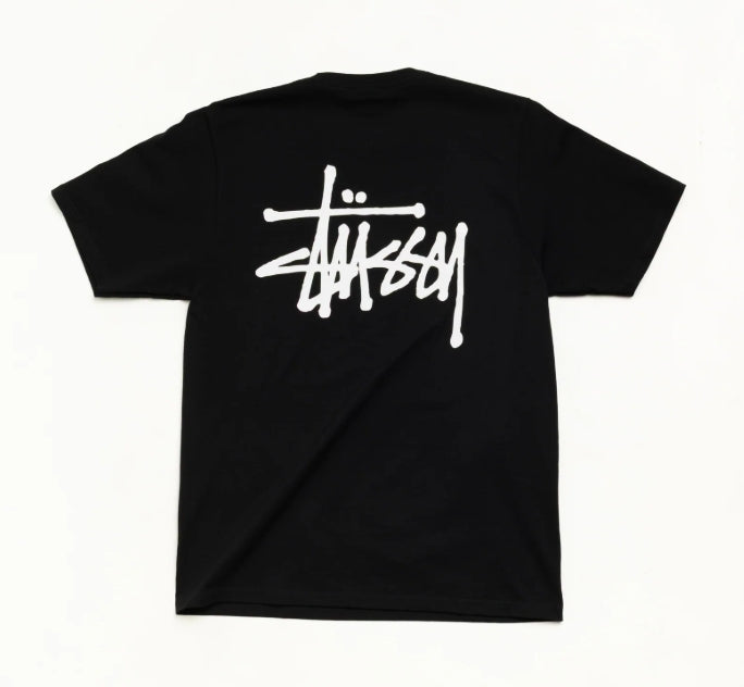 Stussy Black Basic Logo T-Shirt