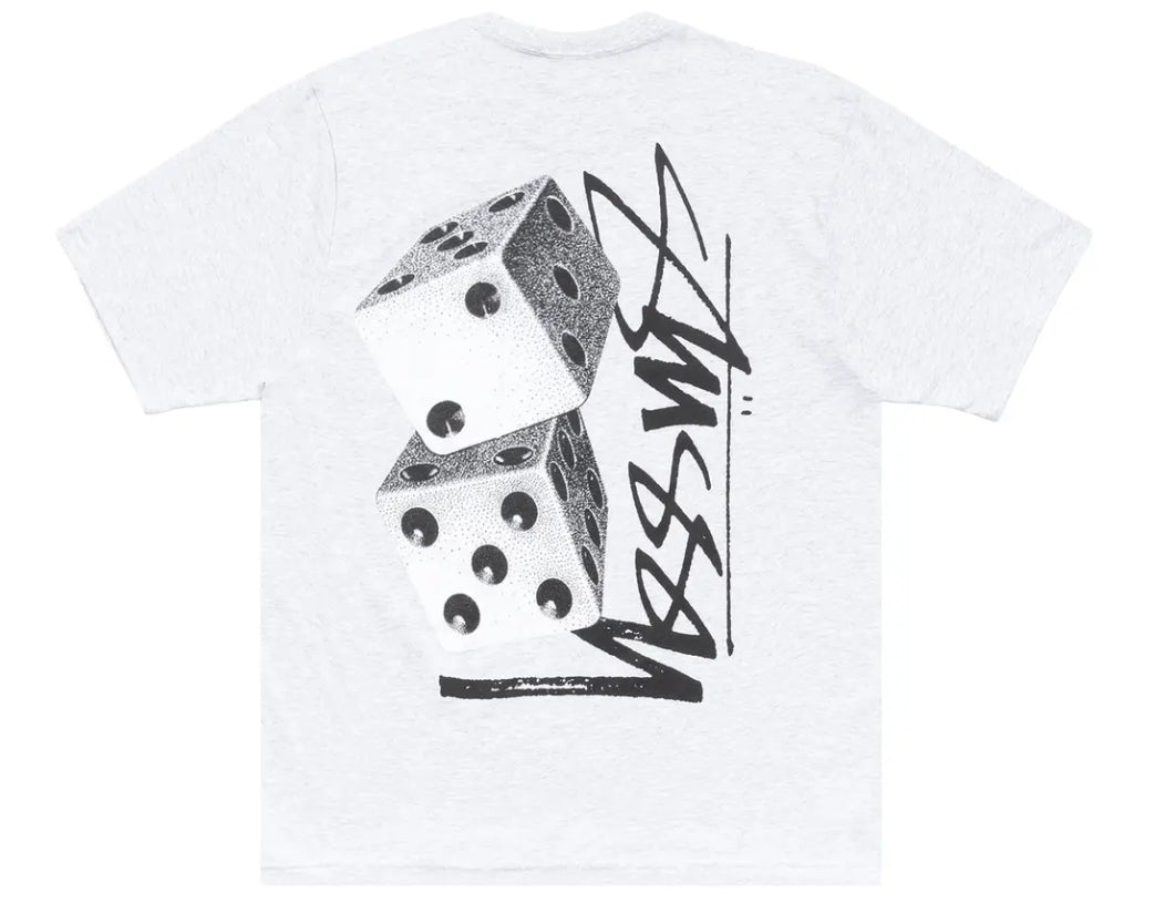 Stussy Tall Dice Tee Ash Heather