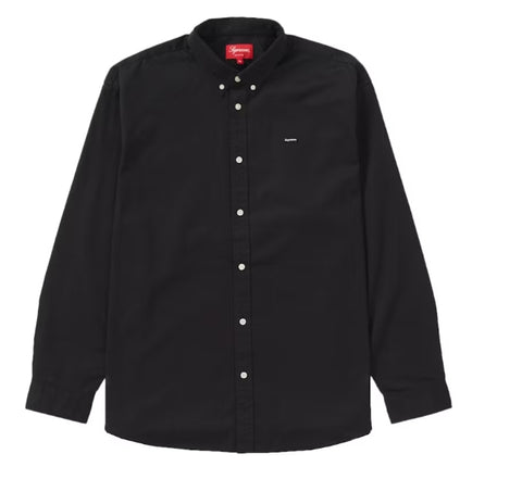 Supreme Small Box Logo Black Dress Shirt Pre-Owned