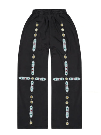 Bravest Studios Black Sapphire Baggy Sweatpants