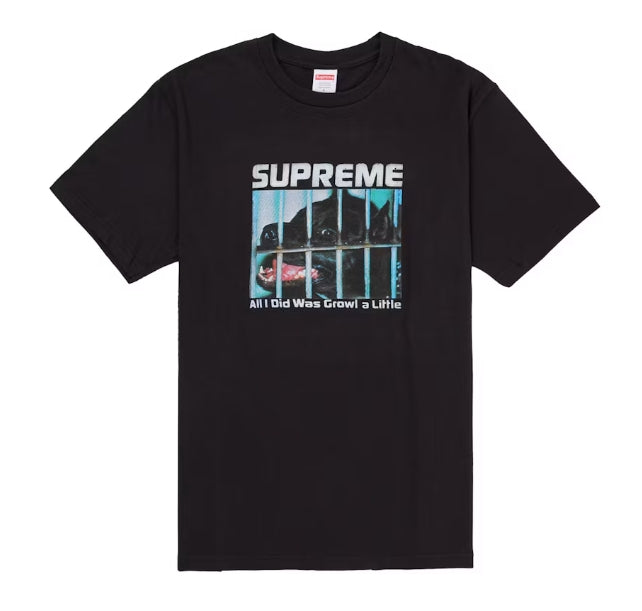 Supreme Growl Tee Black