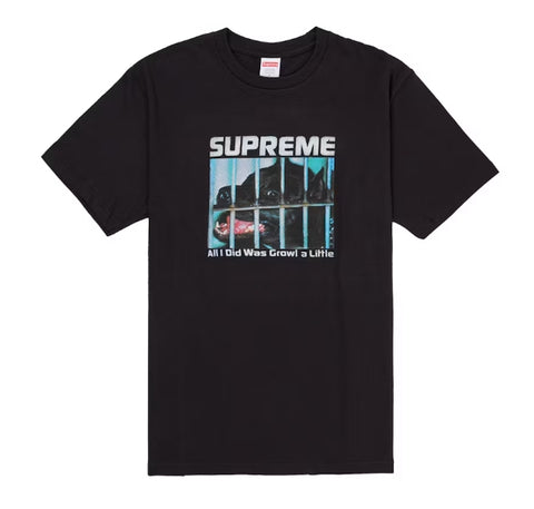 Supreme Growl Tee Black
