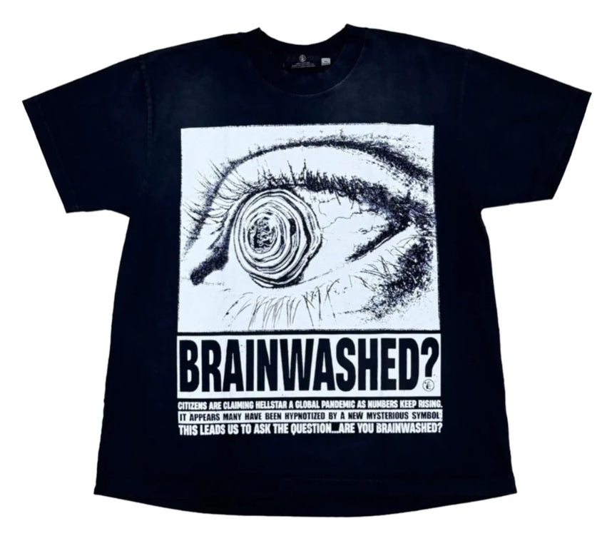 Hellstar Brainwashed World Tour Black Tee Pre-Owned