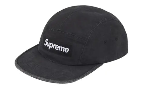 Supreme Canvas Camp Cap Black SS26