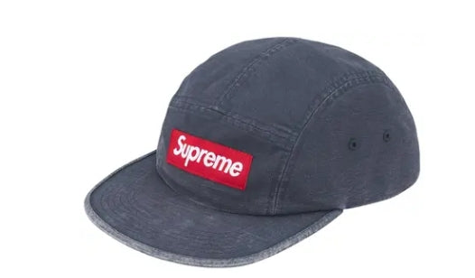 Supreme Canvas Camp Cap Navy SS26