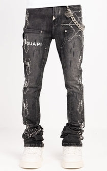 GUAPI Obsidian Black Spider Denim V2