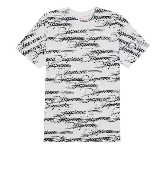 Supreme Script Tee FW26 White