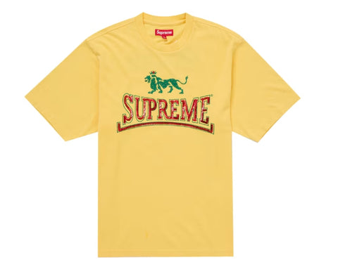 Supreme Milan Sequin S/S Top Yellow