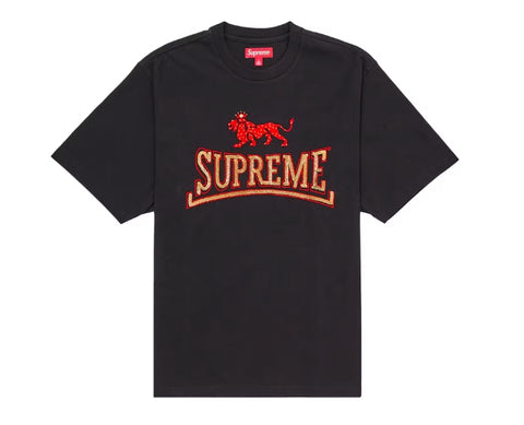 Supreme Milan Sequin S/S Top Black