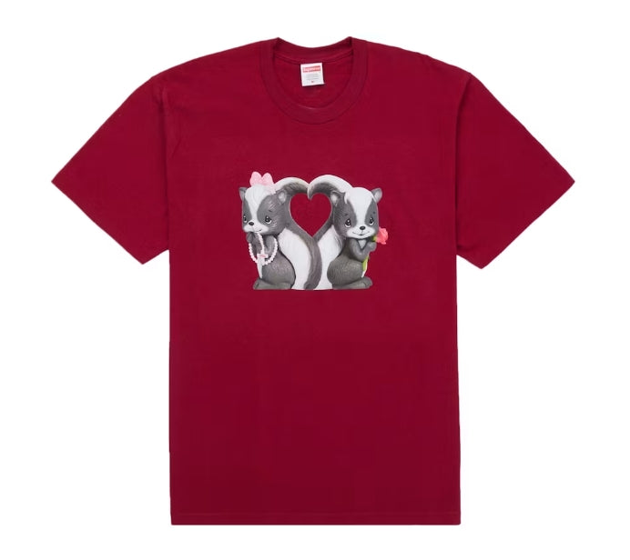 Supreme Skunk Tee Cardinal